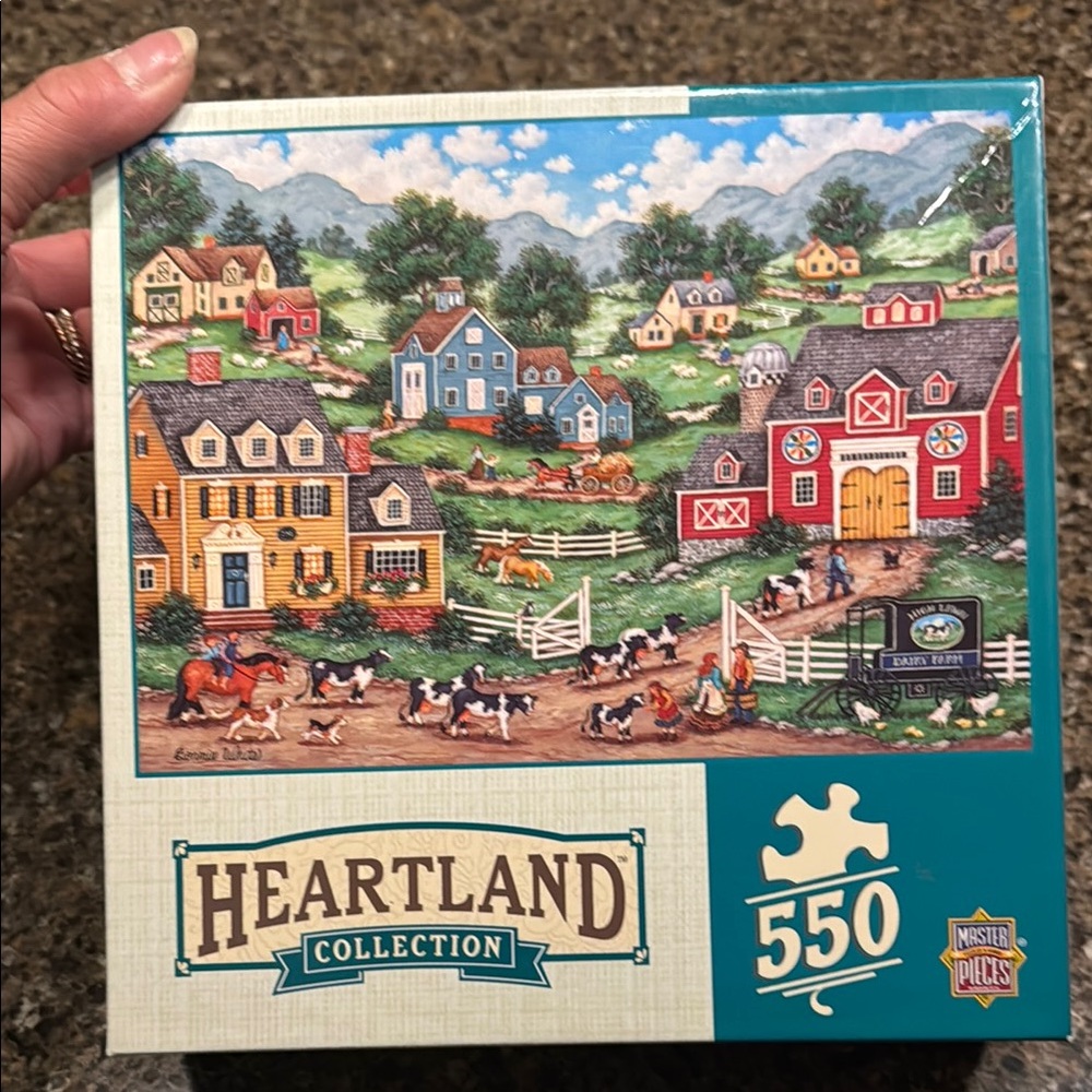 Heartland Collection 550 piece
Puzzle Like New!